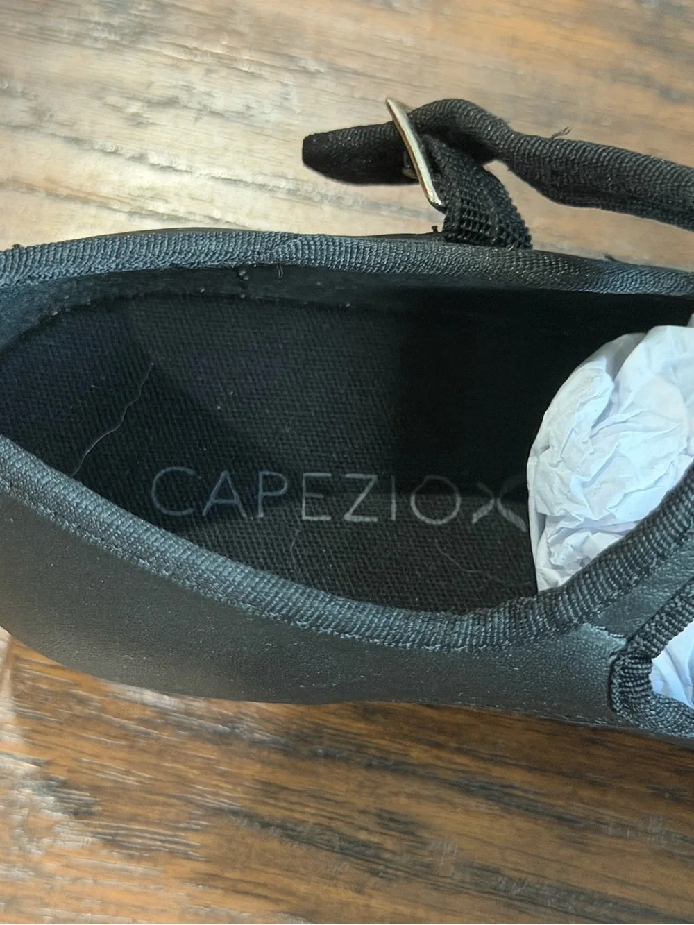 Capezio Girl's Black Mary Jane Style Tap Shoes Size 3 M